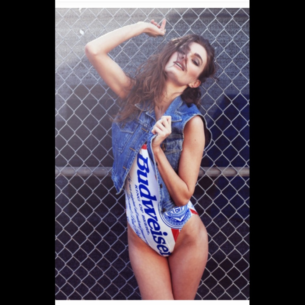 ‼️RARE‼️Budweiser Vintage One Piece Bathing Suit
